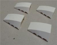 LEGO Pieces & Parts 6002767 47753 Brick 4x4 W Bow/Angle White x4