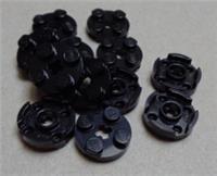 Lego Parts & Pieces 403226 - 4032 2x2 Round Plate with Axle Hole Black x12