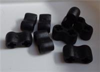 LEGO TECHNIC 45590 4198367 Axle Connector Flexible Rubber Black x8 Parts &Pieces