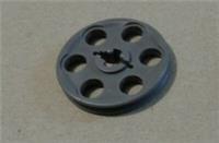 LEGO TECHNIC 4185 / 49750 Wedge Belt Wheel Dark Stone Grey x1**