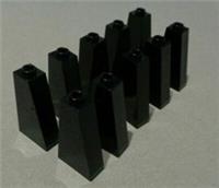 LEGO 4460 - 446026 Slope Brick 1X2X3 Black 10x -Creator Expert & Pieces & Parts