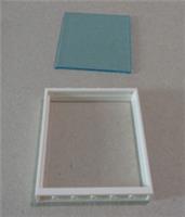 LEGO 42509 42205 City Train Glass 1x6x6 Frame White/ Clear Light Blue x1