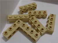 LEGO - 30414 - 4201062 1x4 Brick with 4 Studs on 1 Side Tan x7