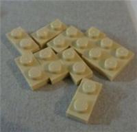 LEGO Parts 3023 - 4113917 Plate 1X2 Tan x10