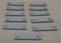 LEGO 41740 - 6257593 PLATE 1 x 4 WITH 2 STUDS Medium Stone Grey x11