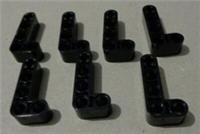 LEGO TECHNIC 6271825 - 32140 Beam L-Shaped 2x4 Black x7 Parts & Pieces**