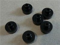 LEGO 20482 - 6186675 Round Stud 1x1 with Bar/Pin Black x6 Pieces & Parts**