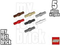 LEGO - Part 78258 - Bar 2L with Stop Ring (Pack of 5) + NEW + SELECT COLOUR