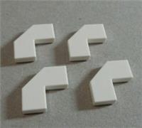 LEGO 27263 - 6168612 Tile 2X2, Deg. 90, W/ Deg. 45 Cut White x4