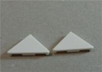 Lego 35787 6217875 Tile 2x2 W/Deg 45 Cut White x2 Parts & Pieces **