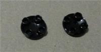 LEGO 2654 - 28558 4278359 Slide Shoe Round 2x2 Plate Black x2 Pieces & Parts