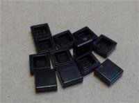 LEGO Parts & Pieces 307026 - 3070 Flat Tile 1 x 1 Black x12