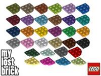 LEGO - Part 30357 - Round Corner Plate 3x3 + NEW + SELECT COLOUR / QUANTITY