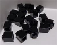 Lego Part & Pieces 3005 - 300526 Brick 1x1 Black x20