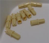 LEGO TECHNIC 4666579 - 3749 Connector Peg Cross Axle Tan x10