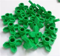 Lego 4727 4143562 Plant Flower 2x2 Leaves Angular Bright Green x18