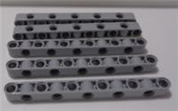 LEGO TECHNIC Spares 6362250 - 73507 Beam 1 x 11 Medium Stone Grey x5