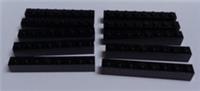 Lego Parts & Pieces 3008 300826 Brick 1x8 Black x10