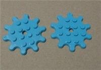 LEGO 35443 - 6238331 Medium Azur 4x4 Gear Wheel x2 Bricks & Pieces & Parts
