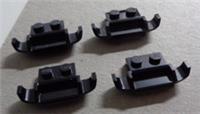 Lego 50949 Plate 1 x 2 With Racers Car Grill Black x4
