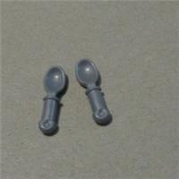 LEGO 34173 - 6196796 Kitchen Spoon Metallic Silver x2 **