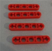 LEGO TECHNIC 6327047 - 11478 Lever 5M Red x4 Parts & Pieces