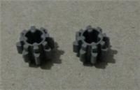 Lego Technic Pieces & Parts 6012451/10928 Dark Stone Grey Z8 Gear Cog Wheel x2