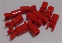 LEGO 11090 / 44873 Bar Tube Holder with End Clip Red x10