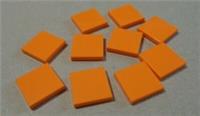 LEGO Pieces & Parts 3068 - 4542142 Flat Tile 2x2 Bright Orange x10 Bricks