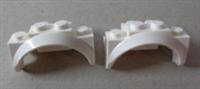 LEGO Parts 35789 Mudguard 4x2 1/2x2 1/3 White x2