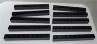 LEGO Spare Parts 6111 611126 Bricks 1x10 Black x10