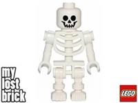 LEGO Skeleton Minifigure Bent Arms from set 21322 (gen047) - NEW