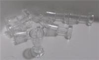 LEGO Parts & Pieces 2343 - 6166107 Minifig Goblet Transparent x8