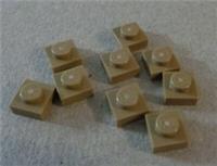 Lego 3024 - 4549436 Plate 1x1 Sand Yellow x9 **