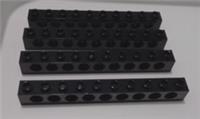 Lego Technic 2730 273026 Brick 1x10 with Holes Black x4
