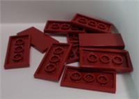 LEGO 6186003 - 87079 Flat Tile 2 x 4 Dark Red x12 - City - Creator