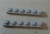 LEGO 3666 - 4211438 1x6 Plate Medium Stone Grey x2 Bricks & Pieces & Parts**