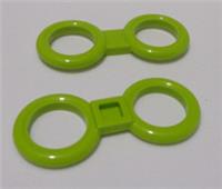 LEGO Spares 6489681 35365 Lattice 3x6 Lime Green x2