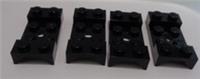 LEGO Part 60212 4600178 Mudguard 4x2 Black x4