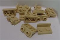 LEGO 99780 - 6313611 Bracket 1x2 Up Plate Tan x12 Parts & Pieces **