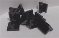 LEGO Part 41682 - 6250020 Plate 1X2 W/Vert Tube Black x10 Pieces **