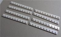 LEGO Parts & Pieces 4477 - 447701 PLATE 1x10 White x8