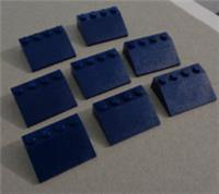 LEGO Parts 3297 Slope 33 3x4 Dark Blue x8