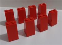 Lego 98560/6007897 Brick Slope 2x2x3 Red x8 Bricks Pieces & Parts**