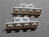 LEGO Part 28802 6168618 Angled Plate 1x2/1x4 White x2 **