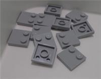LEGO 33909 2x2 Tile With Studs Medium Stone Grey x12 Bricks & Pieces & Parts**