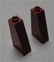 LEGO Pieces & Parts 4460 - 4270470 Slope Brick 1X2X3 Reddish Brown x2
