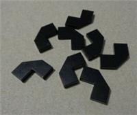 LEGO 27263 - 6166859 Tile 2X2, Deg. 90, W/ Deg. 45 Cut Black x8**