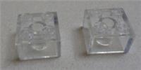 LEGO Pieces & Parts 3003 - 6239418 2x2 Bricks Clear x2