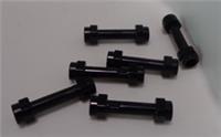 LEGO Parts & Pieces 66909 6331084 Hilt Smooth Extended Black x6